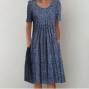 Elegant fitted midi dress for women