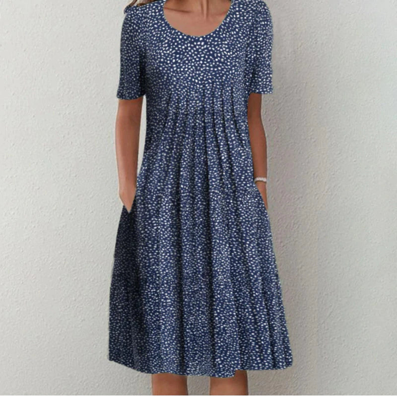 Elegant fitted midi dress for women