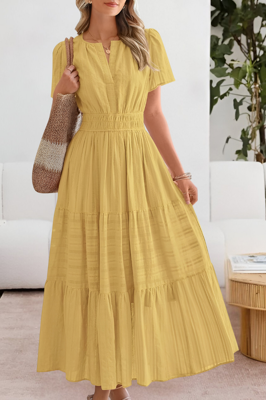 Women's Boho Summer Dress with Flowing Silhouette