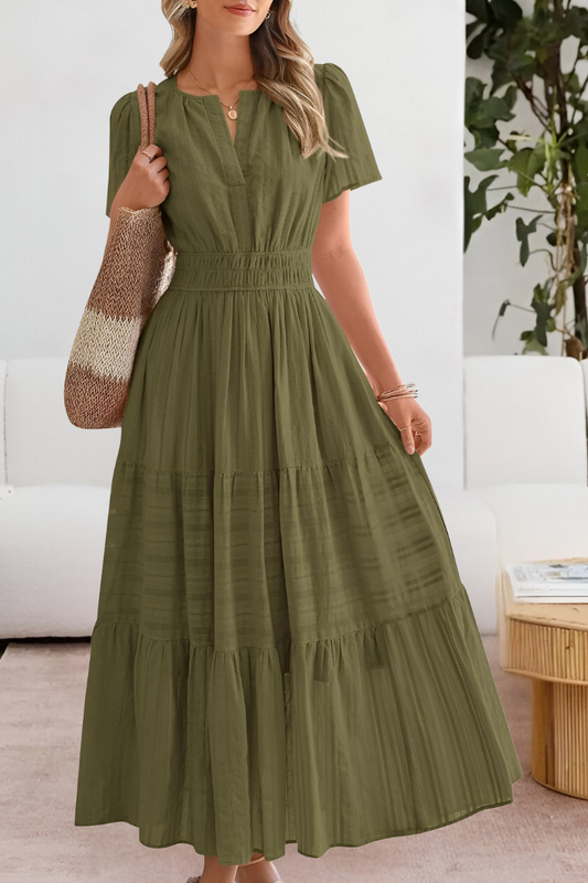 Women's Boho Summer Dress with Flowing Silhouette
