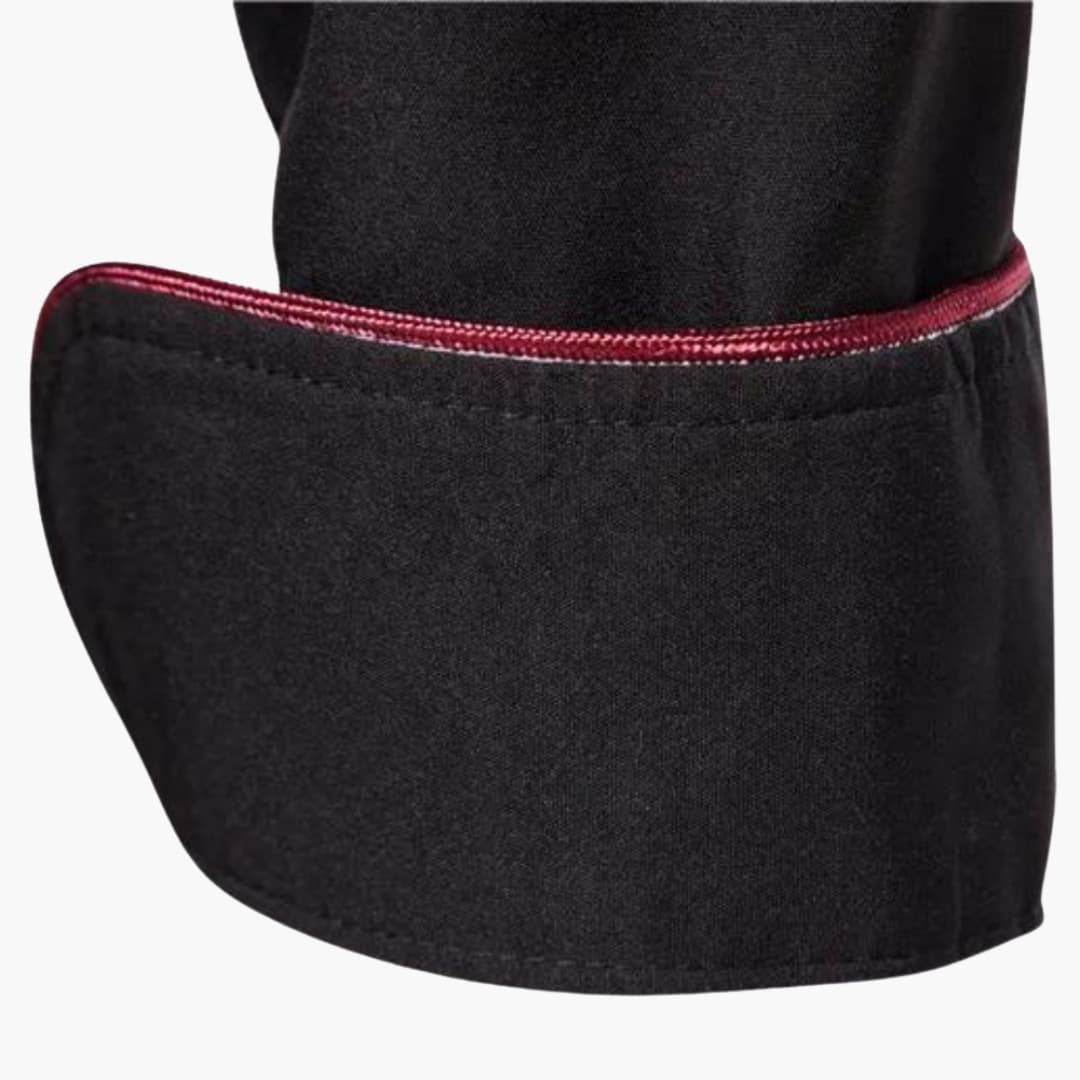 Herren Casual Hemd mit asymmetrischer Knopfleiste und Stehkragen