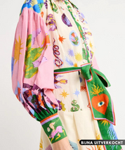 Bold Floral Maxikleid für Frauen